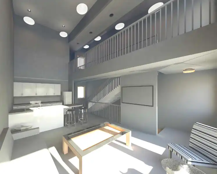 Hudson-Design-Monticello-Motor-Club-Autominiums-Living-Room-View