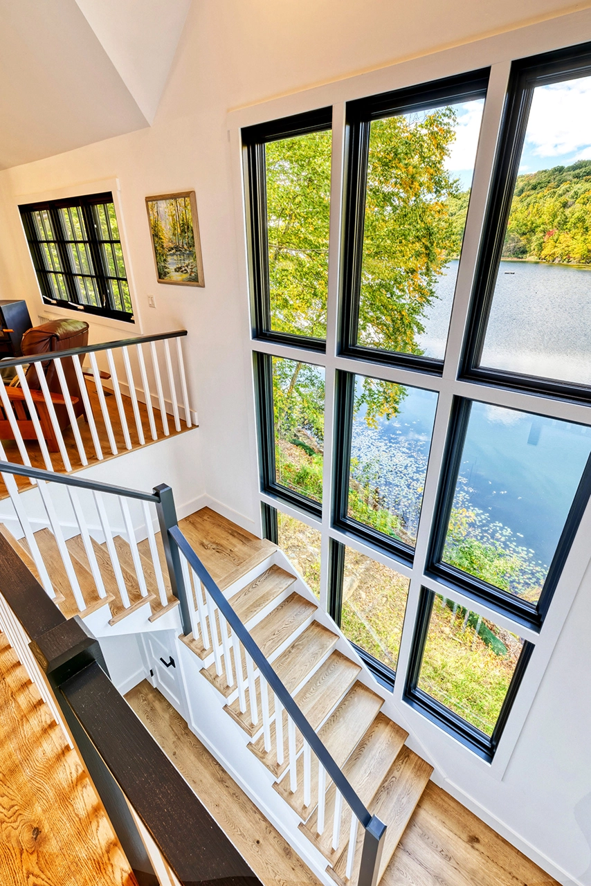 Hudson Design Architecture firm interior staircase windows Home